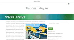 Desktop Screenshot of nationellidag.se